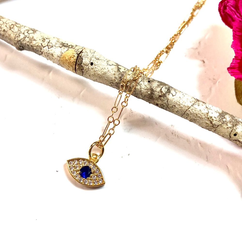Evil Eye Necklace, Evil Eye Jewelry, Gold …